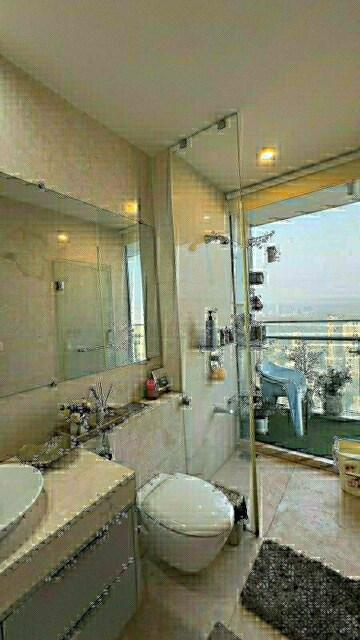 Bathroom in 3 BHK Apartment at Oberoi Exquisite Goregaon, Goregaon East – for Rent