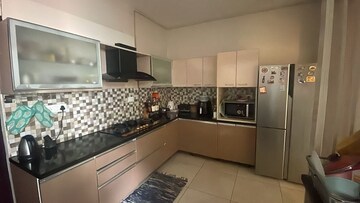 Kitchen in 3.5 BHK Apartment at Prestige Lakeside Habitat, Varthur – for Rent