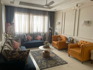 Living Room in 3.5 BHK Apartment at Prestige Lakeside Habitat, Varthur – for Rent