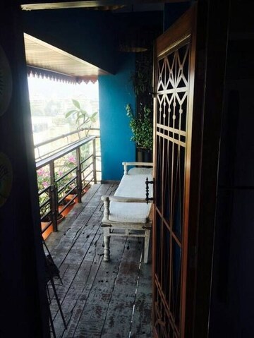 Balcony in 2 BHK Apartment at Juhu Scheme, Juhu – for Rent