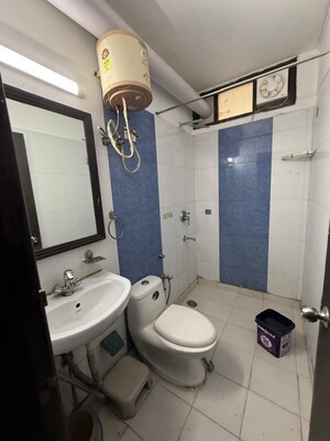 Bathroom in 1 BHK Builder Floor at Chittaranjan Park – for Rent