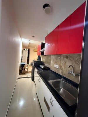 Kitchen in 1 BHK Builder Floor at Chittaranjan Park – for Rent