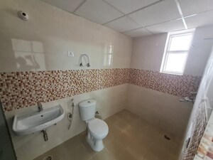 Bathroom in 3 BHK Apartment at Amrapali Terrace Homes, Tech Zone 4 Greater Noida – for Rent