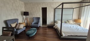 Living Room in 5 BHK Apartment at Panchshil Eon Waterfront I, Kharadi – for Rent