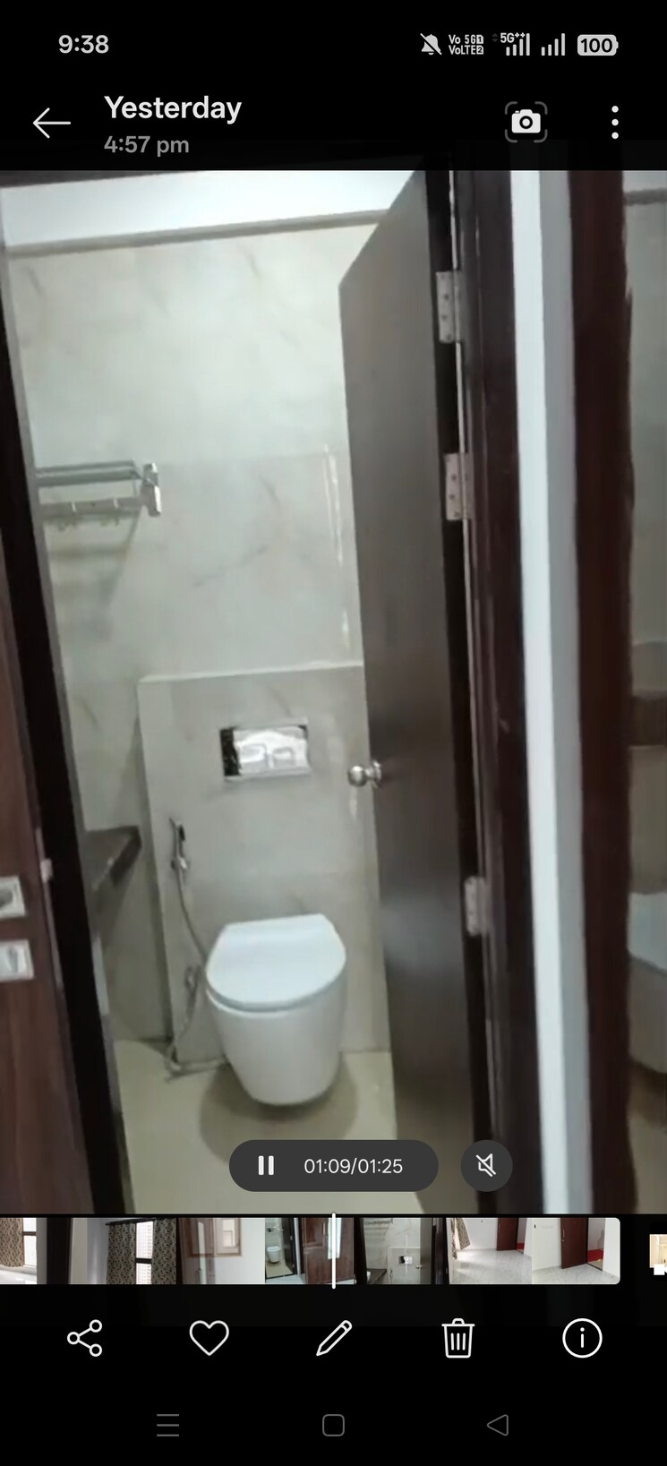 Bathroom, raymond-ten-x-habitat 1 Bedroom 408 Sq.Ft. Apartment In Pokhran Road No Two Thane 9697161