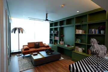 Living Room in 5 BHK Apartment at Panchshil Towers, Kharadi – for Sale