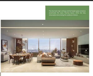 Living Room in 4 BHK Apartment at Baner – for Sale