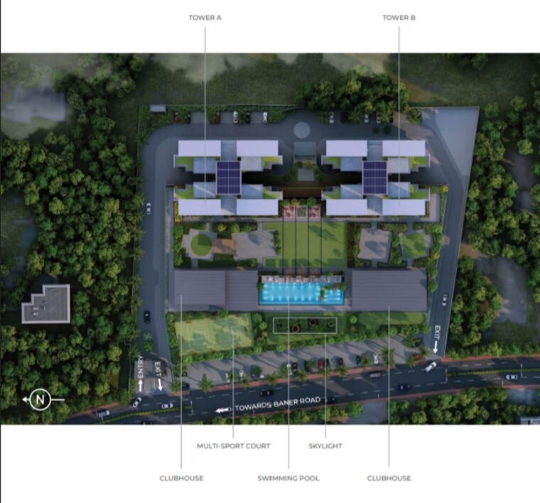 Master Plan, baner 4 Bedroom 2500 Sq.Ft. Apartment In Baner Pune 9697242