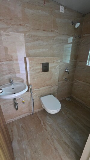 Bathroom in 1 BHK Apartment at Siddhi Highland Springs, Dhokali – for Rent