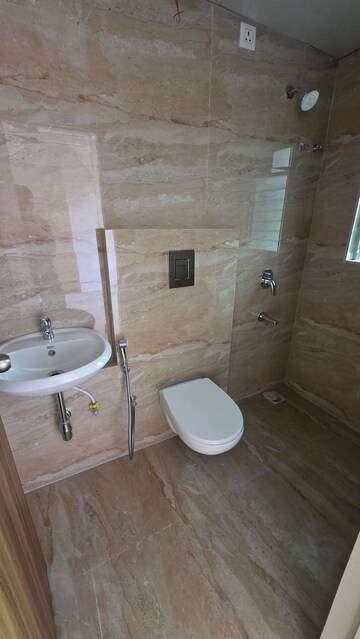 Bathroom in 1 BHK Apartment at Siddhi Highland Springs, Dhokali – for Rent