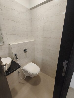 Bathroom in 1 BHK Apartment at Platinum 53 West, Andheri West – for Rent