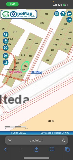  Plot – Map Location View at Yamuna Expressway - for Sale