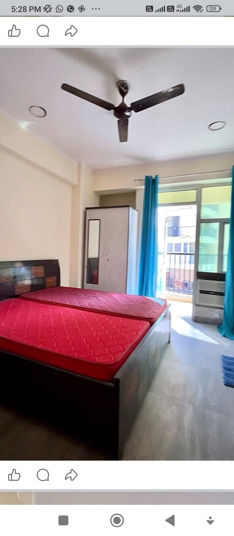 Bedroom, gaur-city-2-14th-avenue 2 Bedroom 955 Sq.Ft. Apartment In Sector 16c Greater Noida Greater Noida 9697390