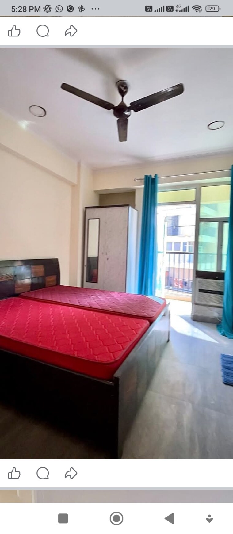 Bedroom, gaur-city-2-14th-avenue 2 Bedroom 955 Sq.Ft. Apartment In Sector 16c Greater Noida Greater Noida 9697390