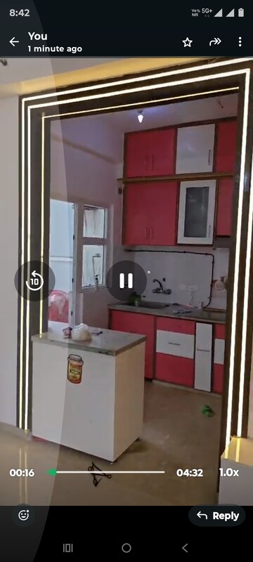 Kitchen in 3 BHK Apartment at Antriksh Golf View, Sector 78 – for Rent