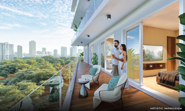 Balcony, sare-club-terraces 4 Bedroom 2349 Sq.Ft. Apartment In Sector 92 Gurgaon 9697409