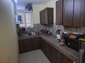 Kitchen in 1 BHK Apartment at Sultanpur – for Rent