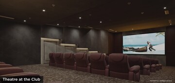 Living Room in 4 BHK Apartment at Sare Club Terraces, Sector 92 – for Sale