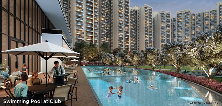 Swimming Pool, sare-club-terraces 3.5 Bedroom 1909 Sq.Ft. Apartment In Sector 92 Gurgaon 9697386