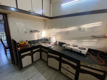 Kitchen in 3 BHK Apartment at Usmanpura – for Rent