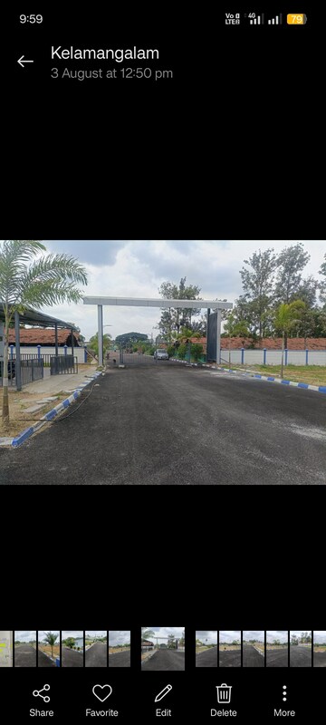 2 BHK Independent House – Exterior View View at Kelamangalam rd - for Sale