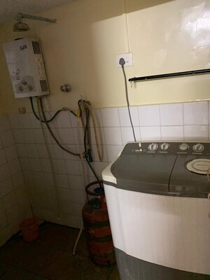 Bathroom in 1 BHK Apartment at Nirman Nadbramha Society, Warje – for Rent