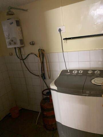 Bathroom in 1 BHK Apartment at Nirman Nadbramha Society, Warje – for Rent