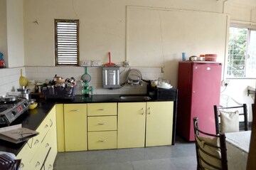 Kitchen in 1 BHK Apartment at Nirman Nadbramha Society, Warje – for Rent