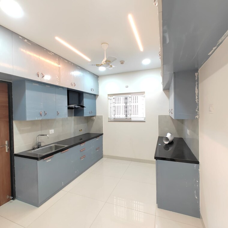 Kitchen, my-home-sayuk 3 Bedroom 1926 Sq.Ft. Apartment In Nallagandla Hyderabad 9697592