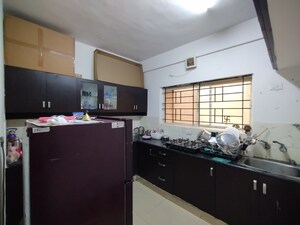 Kitchen in 2 BHK Builder Floor at Prime Lavender Apartment, Marathahalli – for Rent