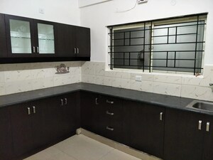Kitchen in 2 BHK Builder Floor at Prime Lavender Apartment, Marathahalli – for Rent