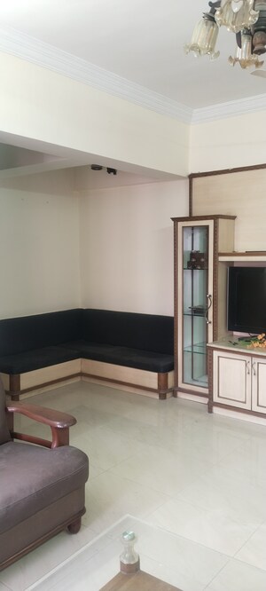 Living Room in 3.5 BHK Apartment at Nirmal Lifestyle Residency CHS Ltd, Mulund West – for Rent