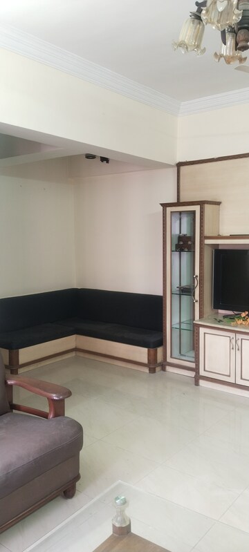Living Room in 3.5 BHK Apartment at Nirmal Lifestyle Residency CHS Ltd, Mulund West – for Rent