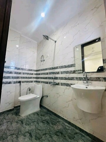 Bathroom in 2 BHK Builder Floor at Chattarpur – for Rent