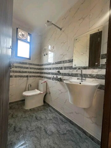Bathroom in 2 BHK Builder Floor at Chattarpur – for Rent