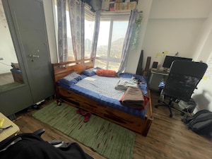 Bedroom in 2 BHK Apartment at Unique group Zest County, Lohgaon – for Rent