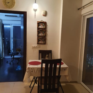 Living Room in 2 BHK Apartment at Ajnara Homes, Sector 16 Greater Noida – for Rent