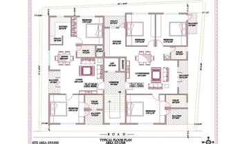 Floor Plan in 2 BHK Builder Floor at Horamavu – for Rent