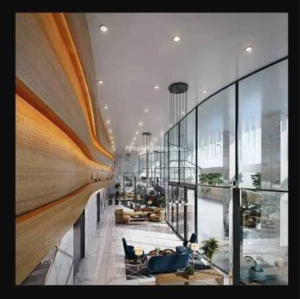 Staircase in  Office Space at Chandak Unicorn, Jeevan Nagar – for Sale