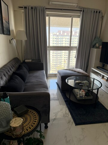 Living Room in 1.5 BHK Apartment at Raheja Ridgewood, Goregaon East – for Rent