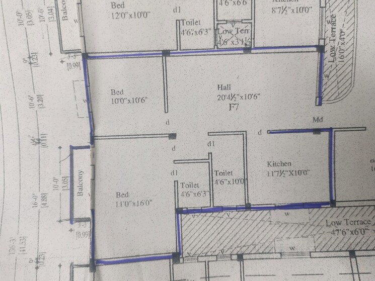 Floor Plan, pallikaranai 2 Bedroom 1000 Sq.Ft. Apartment In Pallikaranai Chennai 9698221