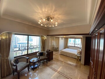Living Room in 4 BHK Apartment at Lodha Supremus Lower Parel, Lower Parel – for Rent