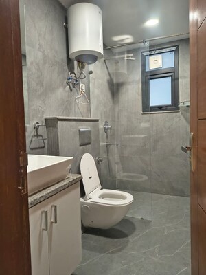 Bathroom in 4 BHK Apartment at Saket – for Rent