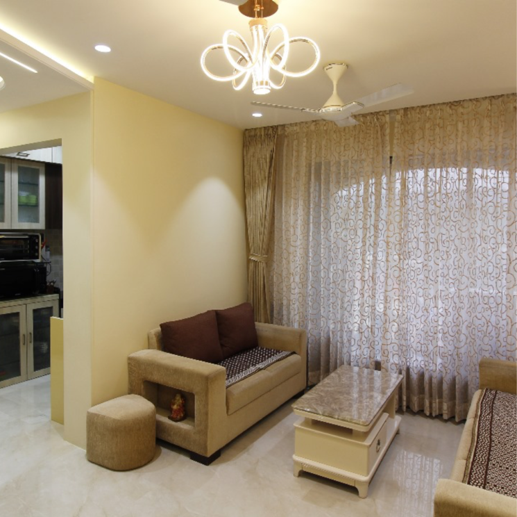 Living Room, gundecha-orchid-tower 3 Bedroom 1001 Sq.Ft. Apartment In Lokhandwala Mumbai 9698333