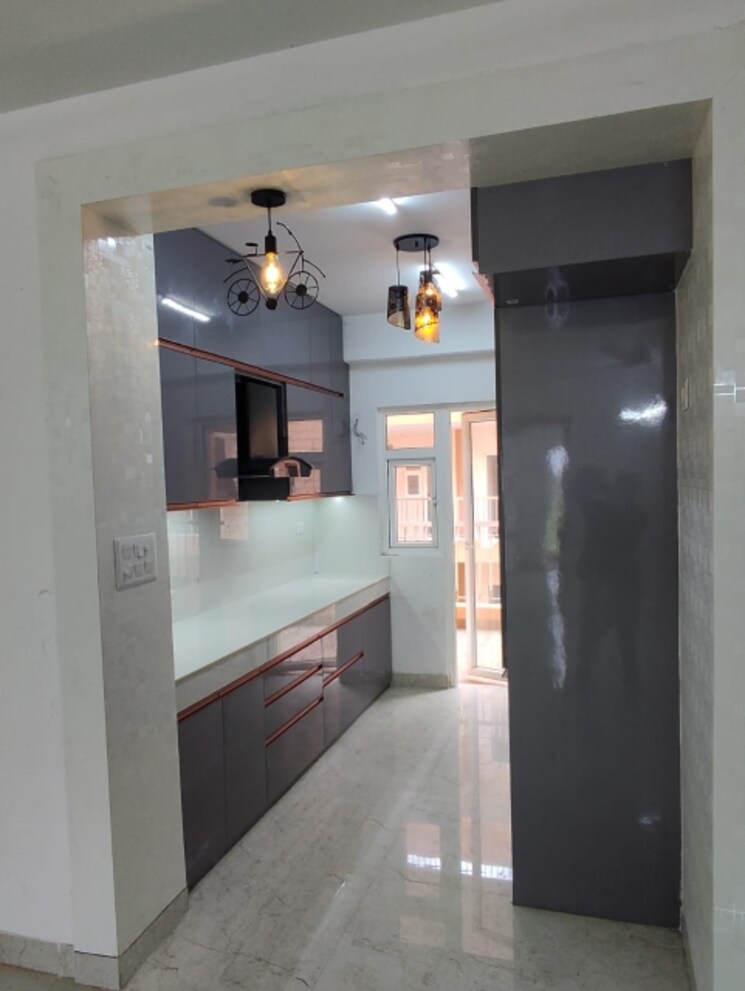 Kitchen, uninav-bliss 4 Bedroom 2590 Sq.Ft. Apartment In Raj Nagar Extension Ghaziabad 9698346