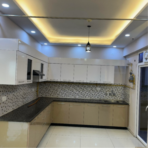 Kitchen in 3 BHK Apartment at Oxirich Avenue, Ahinsa Khand 2 – for Rent