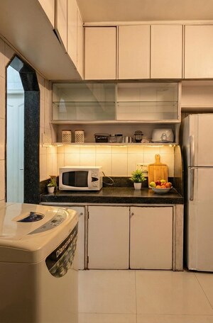 Kitchen in 1 BHK Apartment at Lokhandwala Complex – for Rent