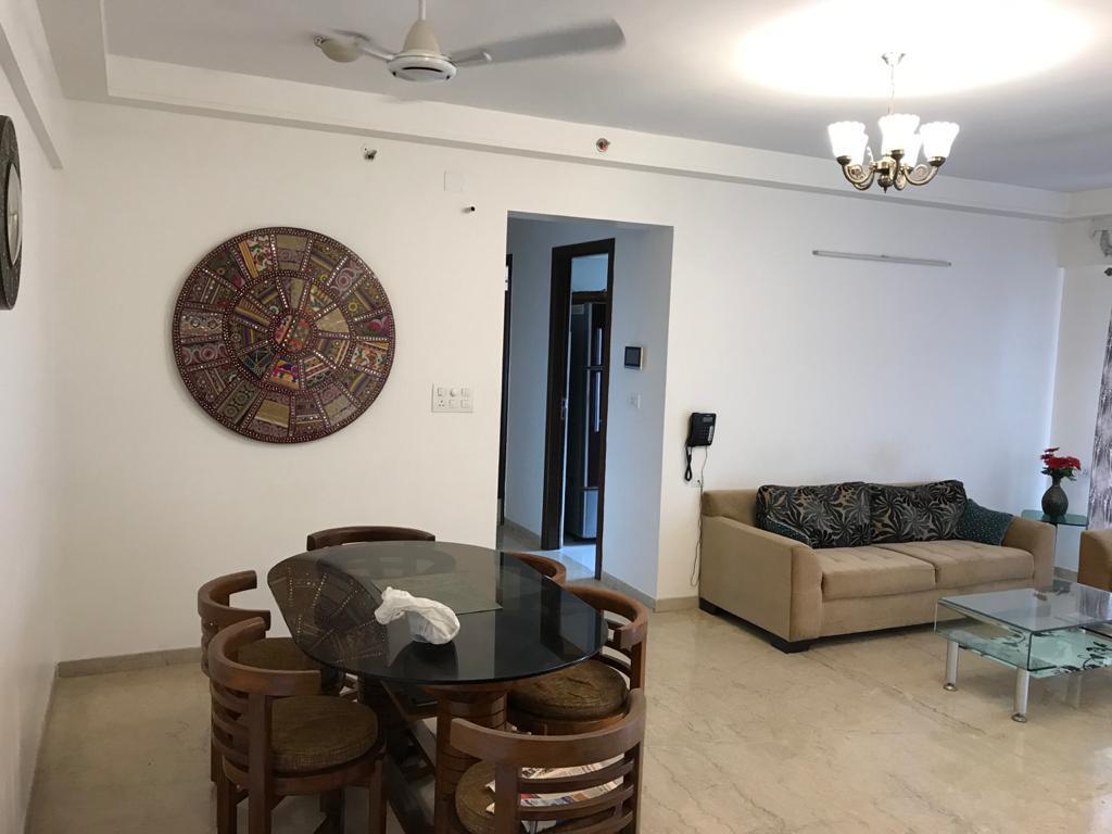 Living Room in 3 BHK Apartment at Adani Group Western Heights, Andheri West – for Rent