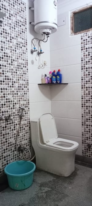 Bathroom in 2 BHK Builder Floor at Panchsheel Vihar – for Rent