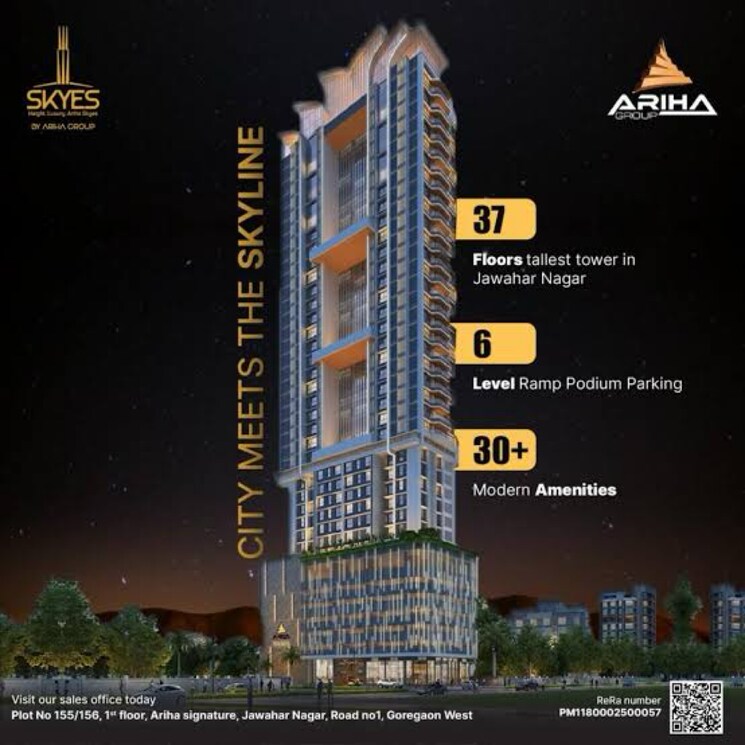 Exterior View, goregaon west 3 Bedroom 1350 Sq.Ft. Apartment In Goregaon West Mumbai 9698512